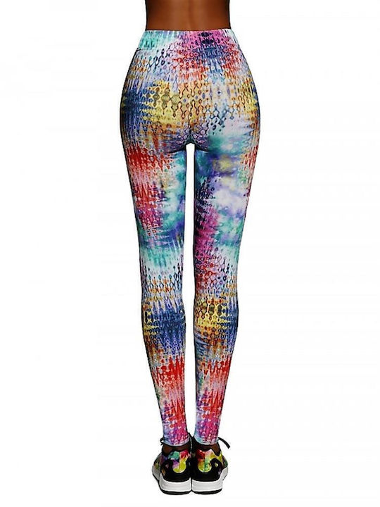 Training Γυναικείο Μακρύ Κολάν Ψηλόμεσο Multicolor