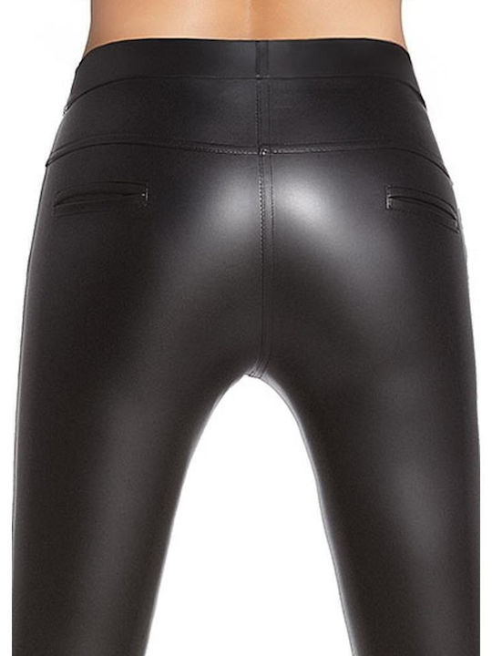 Täglich Frauen Lang Leggings Hochgeschnitten & Push Up Black