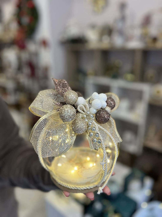 Decorative Glass Pumpkin Light