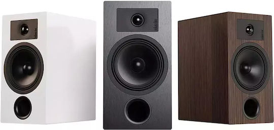 Indiana Line TESI 3 Pair of Hi-Fi Speakers Bookself 120W 2 No of Drivers W18xD27.5xH34cm. White