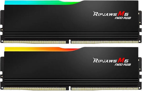 G.Skill Ripjaws M5 Neo 32GB DDR5 RAM cu 2 module (2x16GB) și Viteză 6000 pentru Desktop