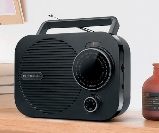 Muse M-050 R Retro Φορητό Ραδιόφωνο Μπαταρίας Μαύρο