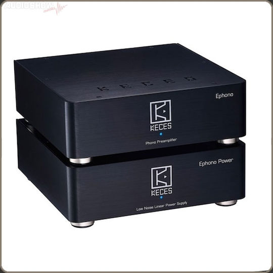 Keces Ephono + Ephono Power Phono Preamp / Power Supply Black
