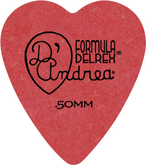 D'Andrea Пена За Китара Formula Delrex 323 Дебелина 0.50мм Опаковка 1бр Тънка (Червена)