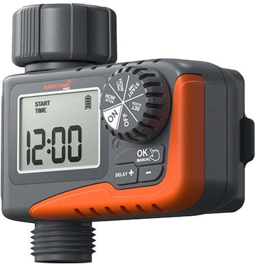 Nakayama Pro Gh9138 Προγραμματιστής Ποτίσματος Βρύσης Μπαταρίας 1 Εξόδου