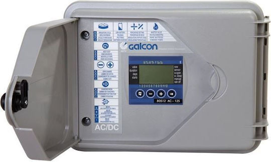 Galcon AC-12S 80512S Προγραμματιστής Ποτίσματος Πίνακα Ρεύματος 12 Στάσεων