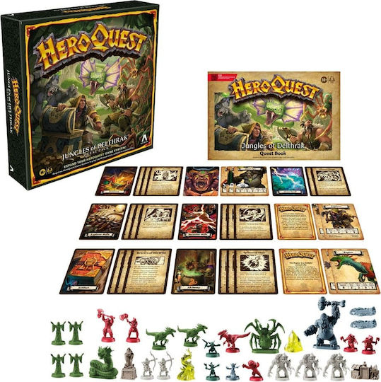 Game Expansion HeroQuest: Jungles of Delthrak Quest Pack for 2-5 Players 14+ Years Old (EN) Hasbro
