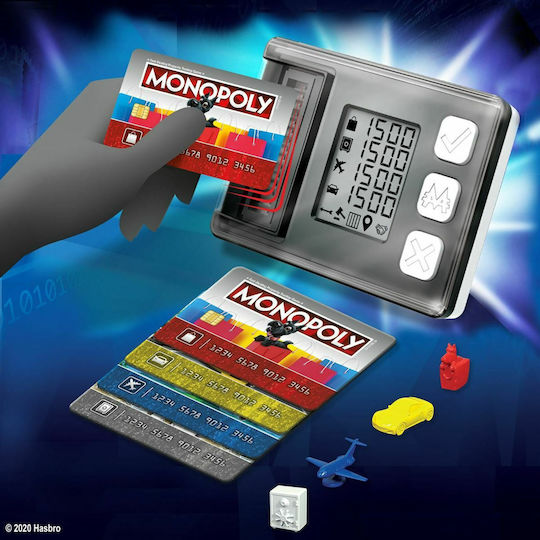 Επιτραπέζιο Παιχνίδι Monopoly - Ηλεκτρονική Εξαργύρωση Bonus με Μία Κάρτα για 2-4 Παίκτες 8+ Ετών Hasbro
