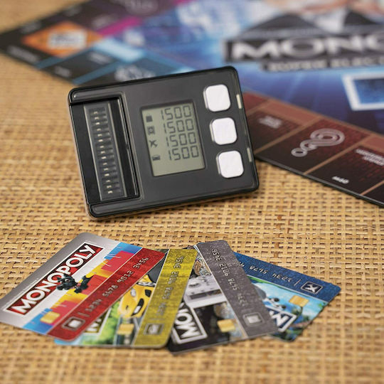 Επιτραπέζιο Παιχνίδι Monopoly - Ηλεκτρονική Εξαργύρωση Bonus με Μία Κάρτα για 2-4 Παίκτες 8+ Ετών Hasbro