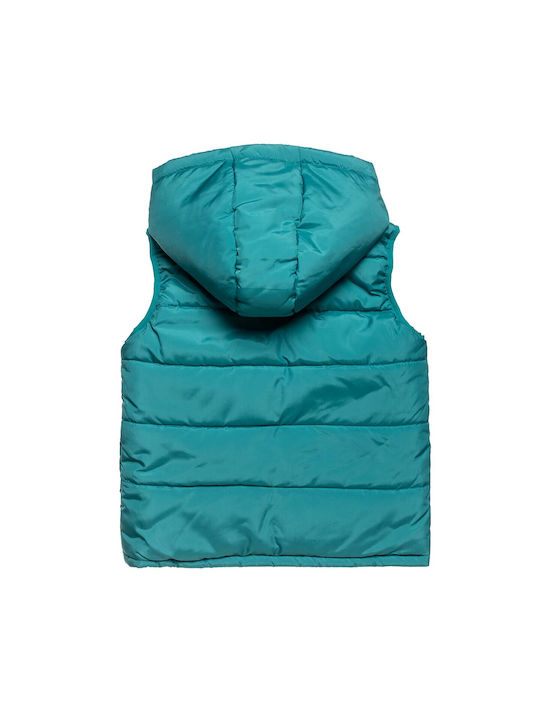 Alouette Kids Casual Jacket Sleeveless with Hood Green