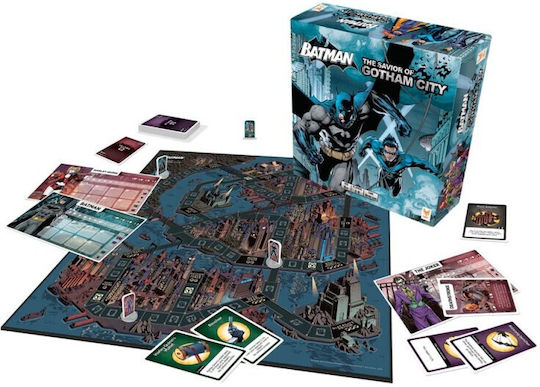 Board Game Batman - The Savior of Gotham City for 2-8 Players 8+ Years Old (EN) Topi Games