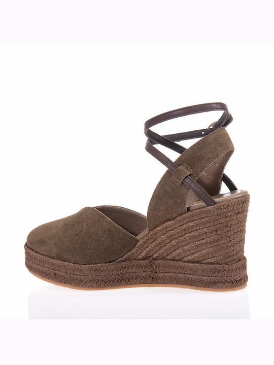 Komis & Komis Women's Platform Espadrilles Brown