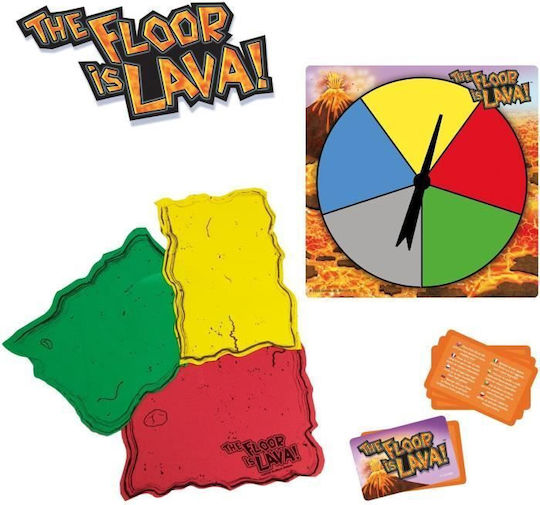 Board Game The Floor is Lava for 2-6 Players 5+ Years Old (FR) Goliath Games