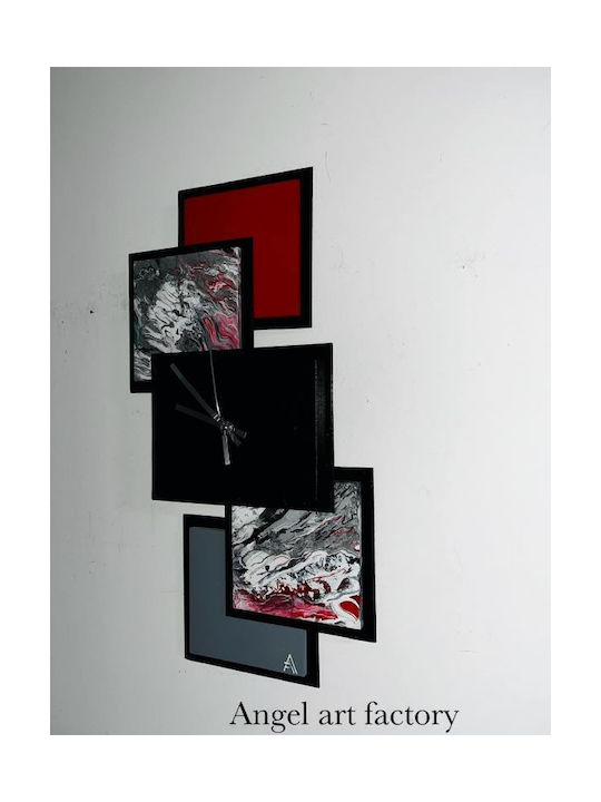 Wall Clock Art Modern Waves