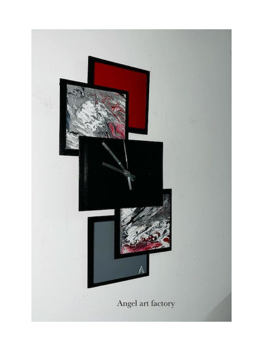 Wall Clock Art Modern Waves