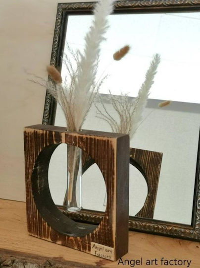 Decorative Wooden Vase