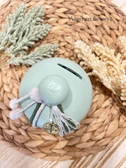 Ceramic "light Green" Money Box
