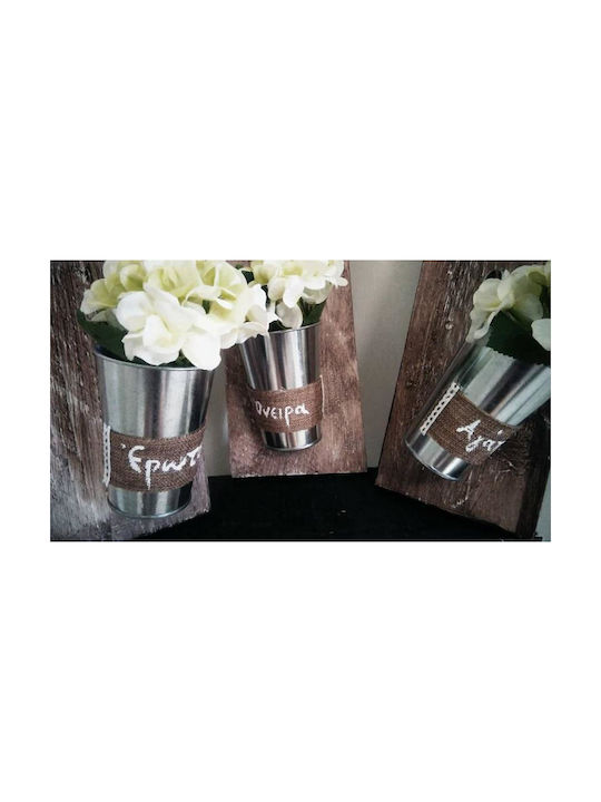 Wooden Wall-Mounted Decorative Planter