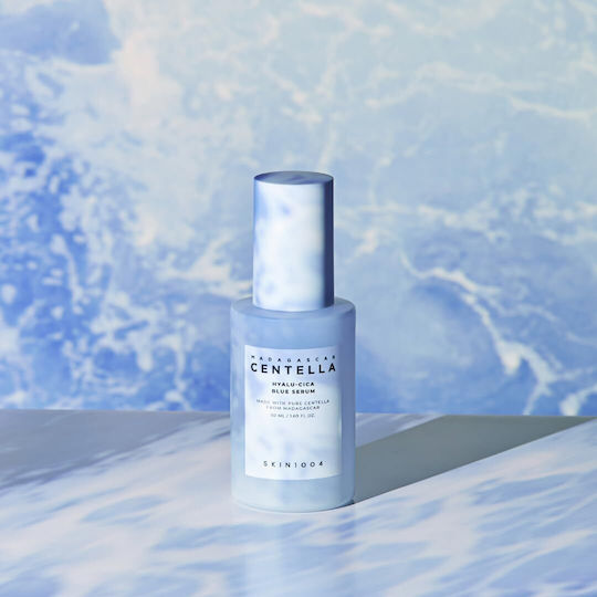 Skin1004 Madagascar Centella Hyalu-Cica Blue Moisturizing & Anti-aging Serum Face with Niacinamide 50ml
