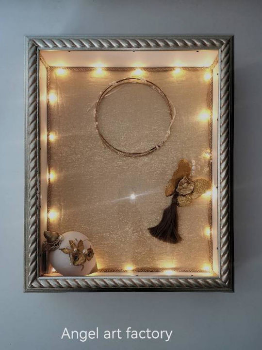 Cutie Vintage Verticală pentru Coroane de Nuntă Suspendate