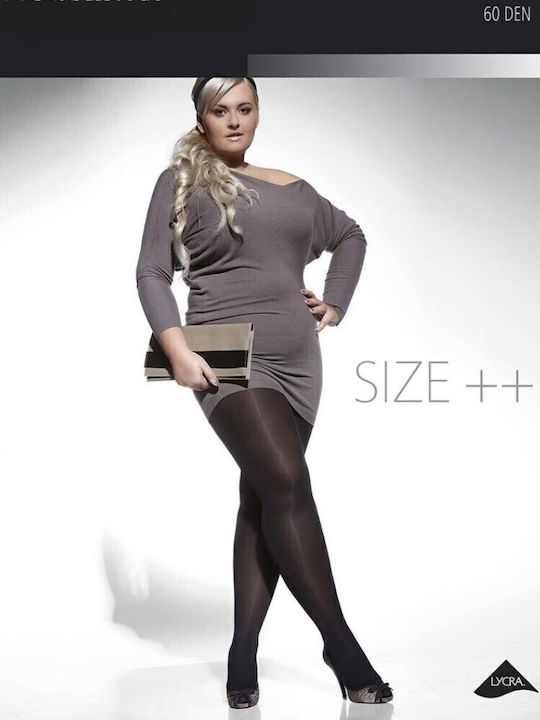 Rouxaki Women's Pantyhose 60 Den Black