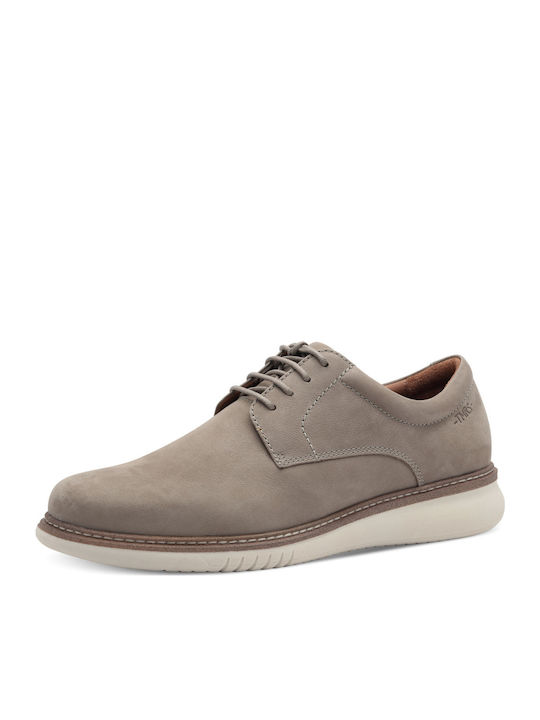 Men's Leather Casual Shoes Beige