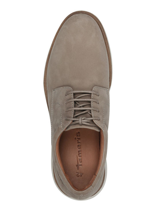 Men's Leather Casual Shoes Beige