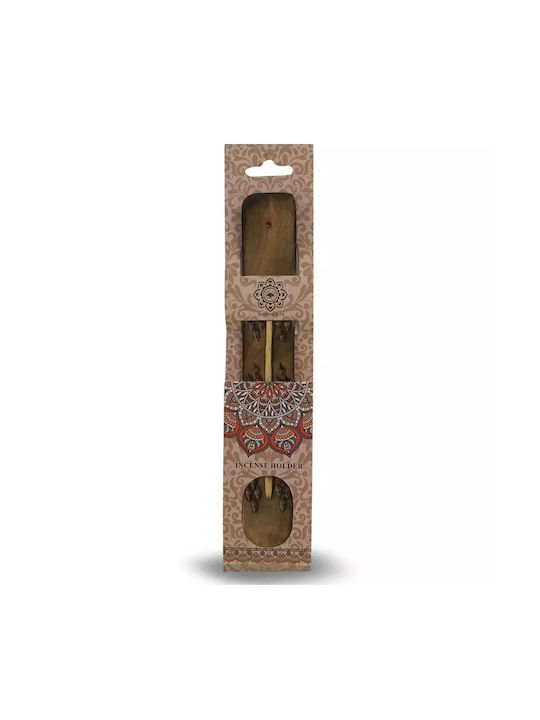 Suport din lemn pentru bețișoare parfumate Handmade Arbore Verde Multicolor