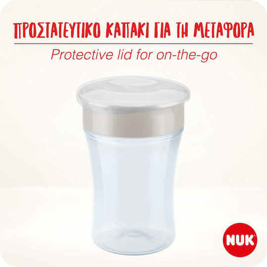 Nuk Baby Cup Mini Magic Cup made of Plastic Gray 160ml for 6m+m+