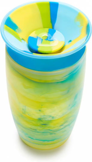 Munchkin Παιδικό Ποτηράκι Miracle 360° Sippy Cup Tropical Swirl από Πλαστικό Μπλε 296ml για 12m+