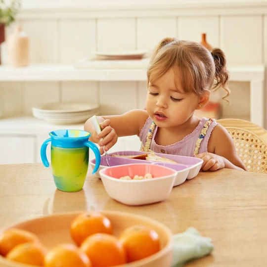 Munchkin Toddler Cup Miracle 360° Trainer Cup Tropical Swirl Made of Plastic Blue 207ml for 6m+