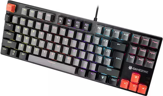 Tracer Gamezone Strike 87 Gaming Μηχανικό Πληκτρολόγιο Tenkeyless με RGB φωτισμό (Αγγλικό US)