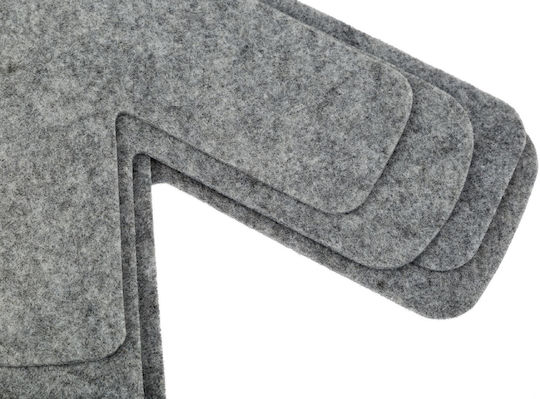 Kadax Topf- und Pfannenschoner Set 4 Grau