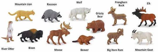 Safari Ltd Miniature Toy North American Wildlife for 3+ Years Old