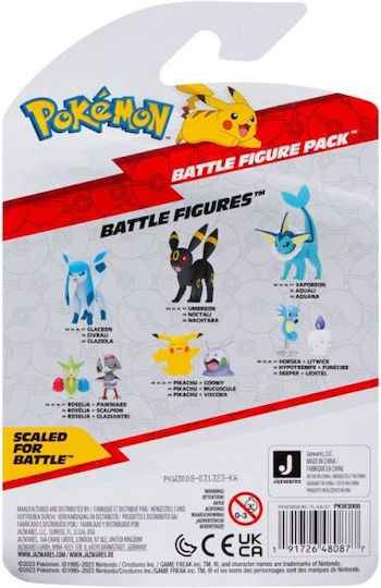 Jazwares Miniatur-Spaßspielzeug Helden Horsea Und Litwick Pokemon Für 4+ Jahre null