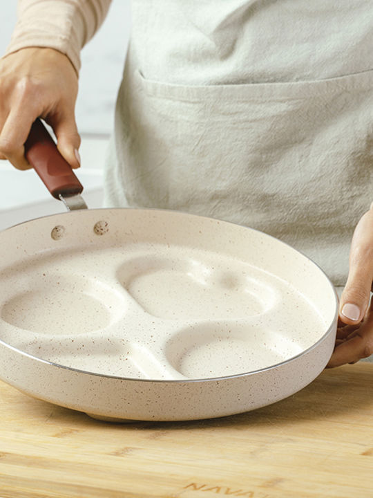 Nava Terrestrial Pan for Pancakes made of Aluminum with Non-Stick Coating 26cm