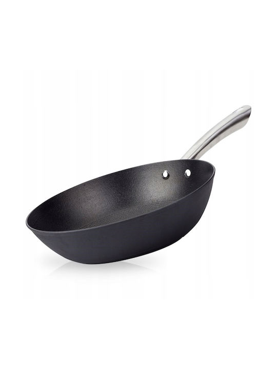 Nava Atlas Wok από Μαντέμι με Αντικολλητική Επίστρωση 28cm