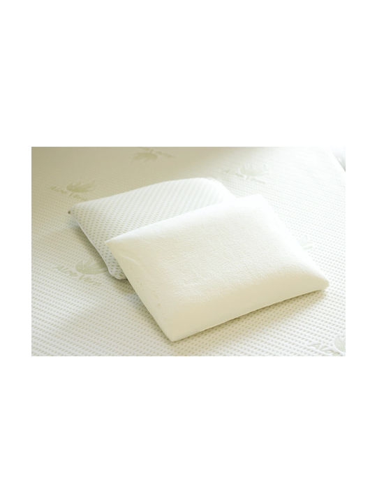 Alpha Foam Παιδικό Μαξιλάρι Ύπνου Memory Foam Μαλακό, Classic Medium Aloe Vera 45x55εκ.