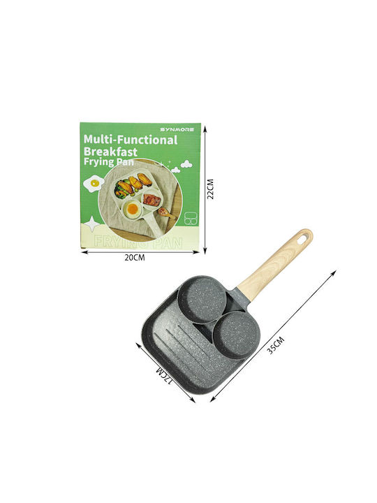 Sidirela Synamore Pfanne für Pfannkuchen aus Aluminium