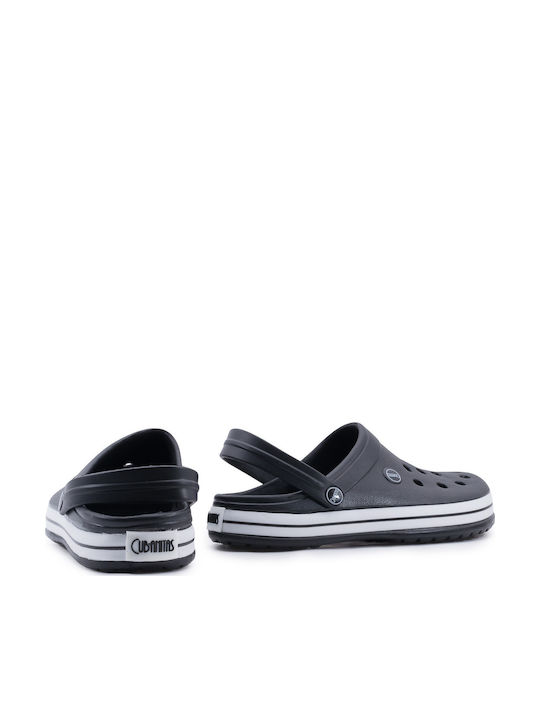 Cubanitas Men's Clogs Black