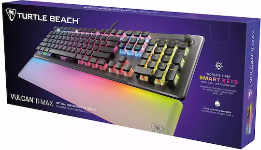 Turtle Beach Vulcan II Max Gaming Mechanische Tastatur mit RGB-Beleuchtung (Englisch US)