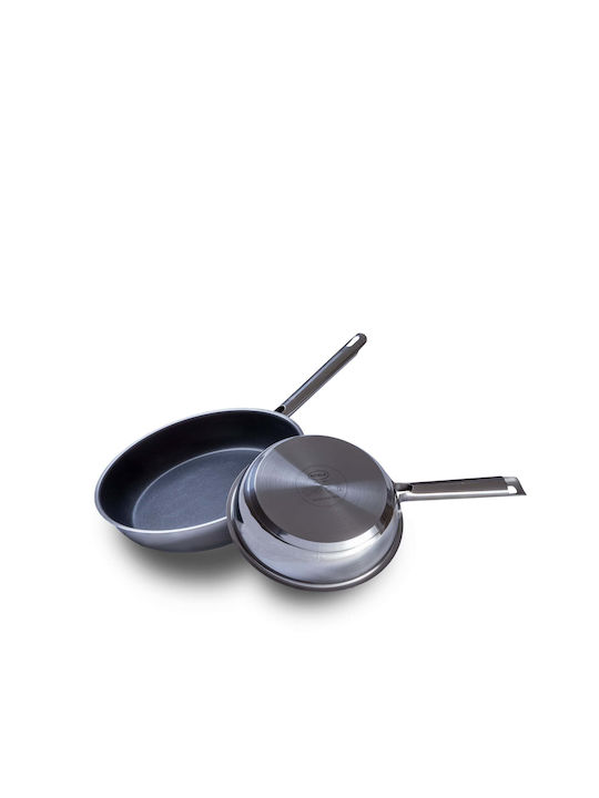 Rosle Elegance Set De Tigăi Din Aluminiu Cu Acoperire Interioară Antiaderent 3 Piese