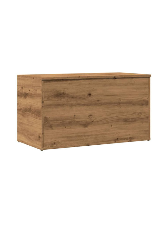Дъбов сандък за съхранение 84 X 42 X 46 см 856569