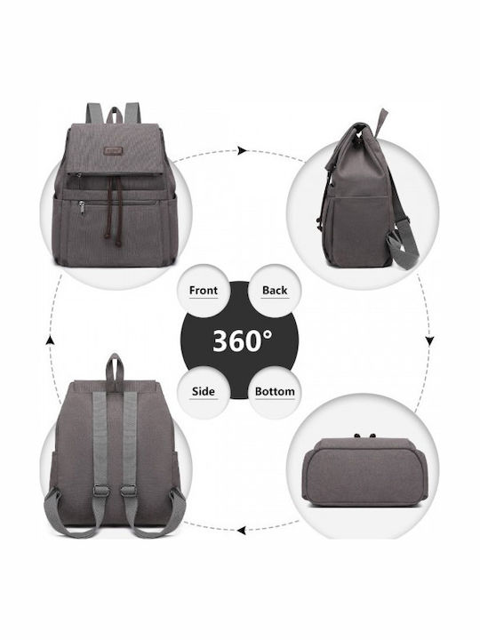 Miss Lulu Backpack Gray