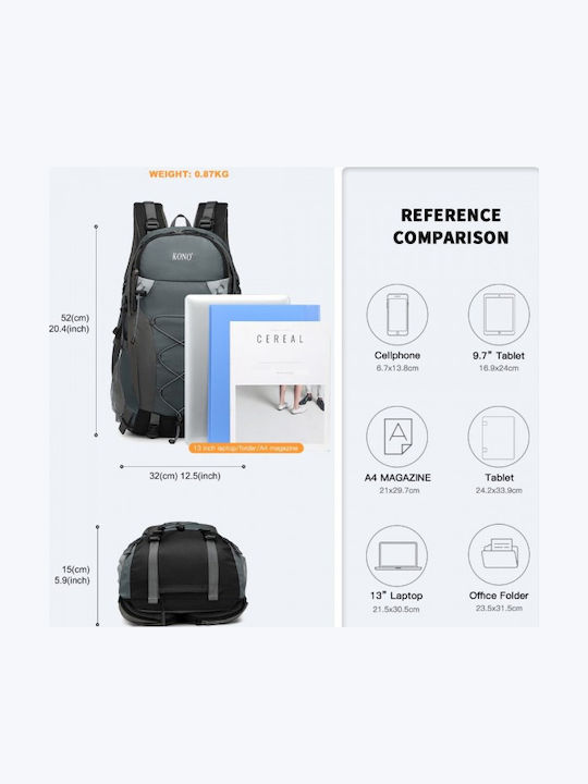 Miss Lulu Backpack Γκρι