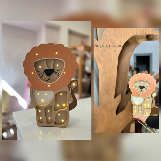 Φωτιστικό Λιοντάρι 3d