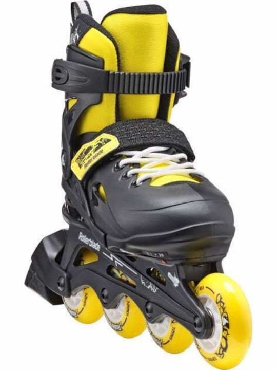 Rollerblade Inline Αυξομειούμενα Rollers Μαύρα Παιδικά Rollerblade Inline Αυξομειούμενα Rollers Μαύρα Παιδικά