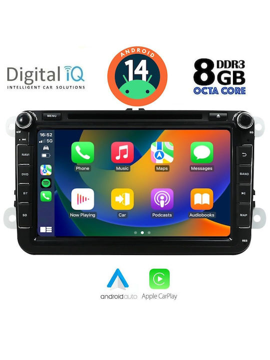 Digital IQ Car Audio System 2004-2014 (Bluetooth/USB/AUX/WiFi/GPS) with Touch Screen 8"