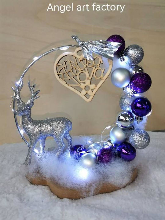 Christmas Lighted Decorative Wreath