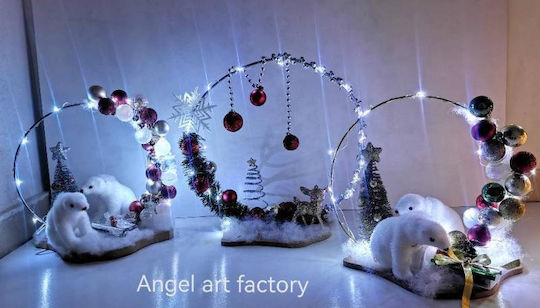 Weihnachtsdekoration Kranz Beleuchtet
